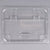 Cambro Camwear Half Size FlipLid Food Pan Lid with Spoon Notch Clear ( Case of 6 )