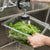 Cambro Camwear Half Size 5 Inch Colander Food Pan Clear ( Case of 6 )