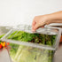 Cambro Camwear Half Size FlipLid Food Pan Lid Clear ( Case of 6 )