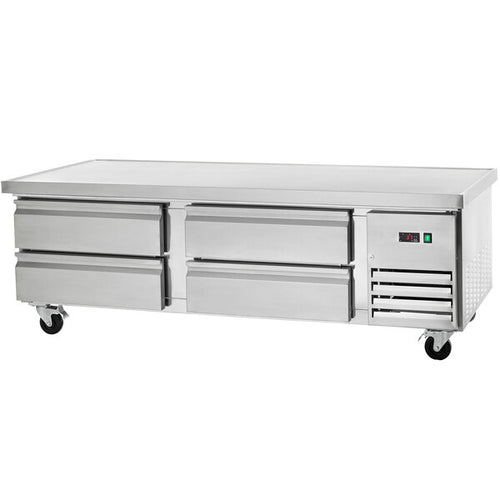 Arctic Air ARCB72 Refrigerated Chef Base 74" – Four Drawer Commercial Refrigerator Equipment Stand