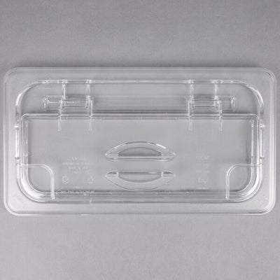 Cambro Camwear One Third Size FlipLid Food Pan Lid Clear ( Case of 6 )