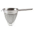 Winco Hollow Handle Stainless Steel Bouillon Strainers with Extra-Fine Mesh