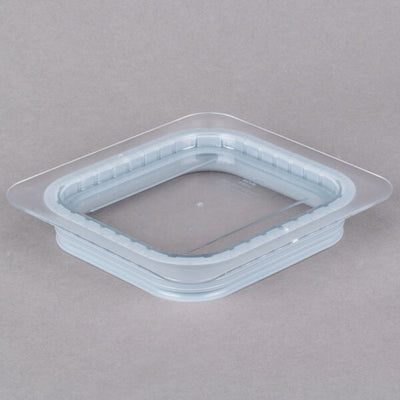 Cambro Camwear One Sixth Size GripLid Food Pan Lid Clear ( Case of 6 )