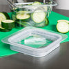 Cambro Camwear One Sixth Size GripLid Food Pan Lid Clear ( Case of 6 )
