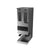 FETCO GRS-1202 Dual Hopper Commercial Coffee Grinder, 2 x 5 lb Capacity, 120V