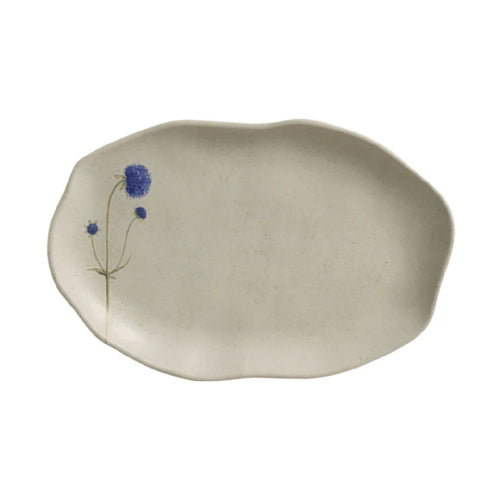 Porto Brasil Shallow Oval Platter 11.81 in. Stoneware Campestre ( Case of 12)