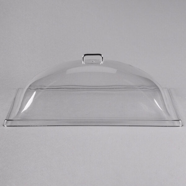 Cambro Camwear® Clear Polycarbonate Display Dome Cover with Chrome Handle for 18" x 26" Market Trays