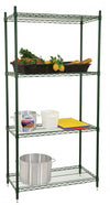 Shelving Kit-24″ D x 60″ W x 72″ H Dark Green Epoxy-Omcan 45175