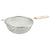 Winco Double Mesh Stainless Steel Strainers with Wood Handle