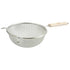 Winco Double Mesh Stainless Steel Strainers with Wood Handle