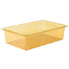 Cambro H Pan Full Size 5 Inch High Heat Colander Food Pan Amber ( Case of 6 )