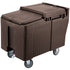 Cambro Ice Caddy 175 lb with Fixed and Swivel Casters for Commercial Ice Transport