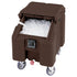 Cambro Ice Caddy 100 lb Portable Ice Transport Cart with Sliding Lid and Swivel Casters