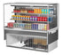 Turbo Air TOM-60L-UF-W(B)-3SI-N Drop-In Horizontal Open Display Case, 19.3 cu. ft.