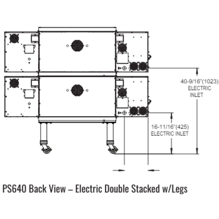 Middleby Marshall PS640 Electric or Gas WOW! Impingement Conveyor Oven - Single/Double/Triple Stack options Available
