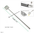 Mixing Paddle : Stainless Steel Pipe Palta - Light Weight,  Availabke in different sizes