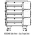 Middleby Marshall X55GWB X-Series Wide Body Gas Conveyor Oven - Single/Double/Triple Stack options Available