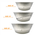 Heavy Duty Strainer / Rice Jali Aluminium (Colander) also known as Boya,  Available in multiple sizes