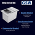 Stainless Steel Drop-In Ice Bin