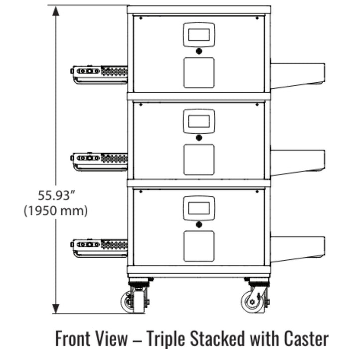 Middleby Marshall DZ26T CTX Infrared Conveyor Oven - Single/Double/Triple Stack options Available