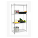 Omcan 45169 chrome wire shelving unit with four adjustable shelves