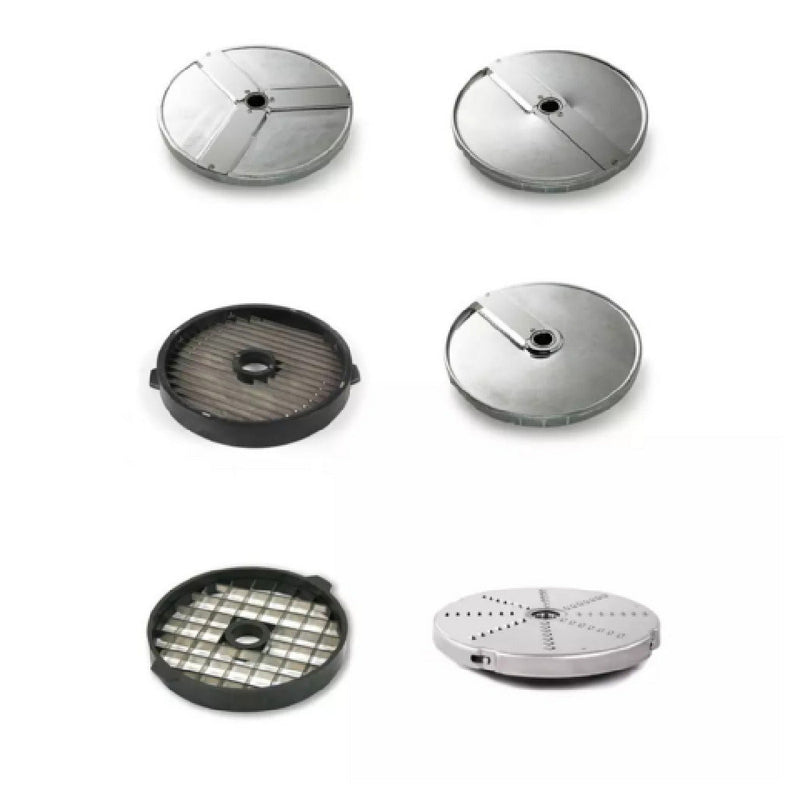 Sammic Taco & Burger Heavy Duty 7 Disc Package – Commercial Vegetable Processor Disc & Grid Kit
