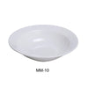 Yanco MM-10 6 3/8" Grapefruit, Embossed Pattern Bone, White Durable China 6 Oz, Pack of 36 (3 Dz)