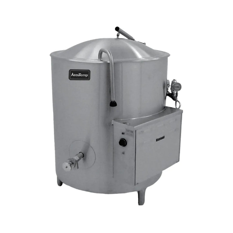AccuTemp ALHEC-80,  Jacketed Insulated, self- ContaIned Floor Mounted Kettle, 80 Gallon Capacity-Electric