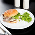 Cambro Classic White Ceramic 9" Plate