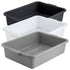 Omcan 21.5″ x 15.5″ x 5″ Polypropylene Standard Black Bus Box