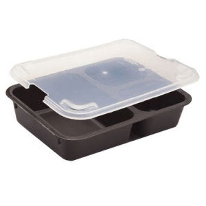 Cambro Translucent Lid for 8.5 x 13 Three Compartment Correctional Tray ( Case of 24 )