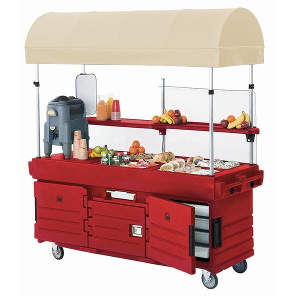 Cambro Kiosk Four Panel Canopy for Commercial Foodservice Kiosks