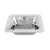 Stainless Steel Hammered Square Entree Serving Dish – Elegant Dinnerware