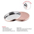 Premium quality 13 inch copper and stainless steel thali