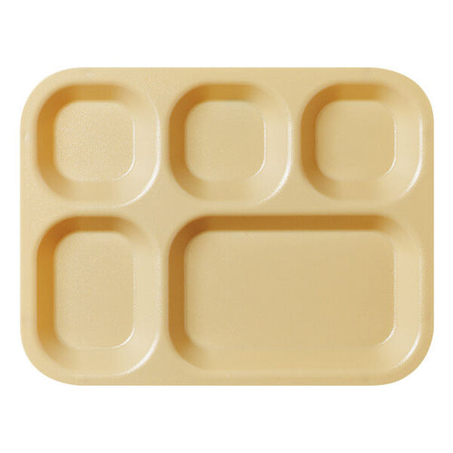 Cambro 14 x 10 Five Compartment Correctional Co Polymer Tray ( Case of 24 )