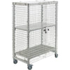 Cambro Camshelving Premium Security Mobile Shelving Unit 24"X 48"X 67"   – Speckled Gray