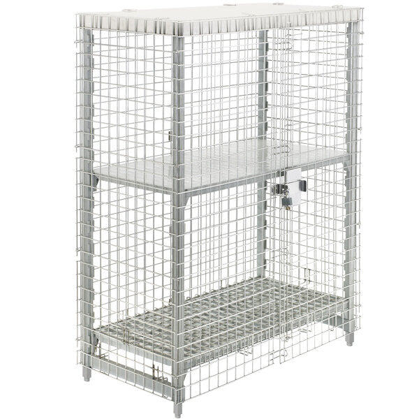 Cambro Camshelving Premium Security Starter Shelving Unit – Speckled Gray