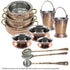 Carved Copper Handle Buffet Ladle for Catering Events