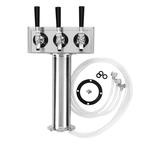 True Refrigeration DRAFT TOWER-BEER 3" T-TOWER - 3 Head (873105)