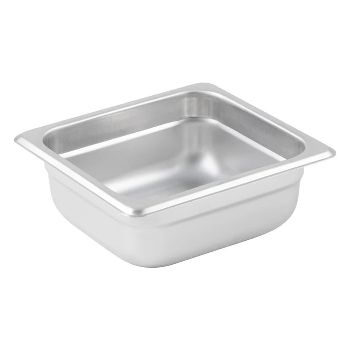 Winco Anti-Jam Steam Pan, 25 Gauge Stainless Steel (Price/Piece)- Available in Different Sizes