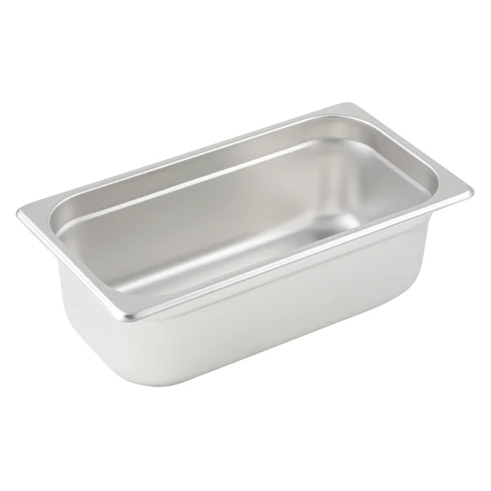 Winco Anti-Jam Steam Pan, 25 Gauge Stainless Steel (Price/Piece)- Available in Different Sizes