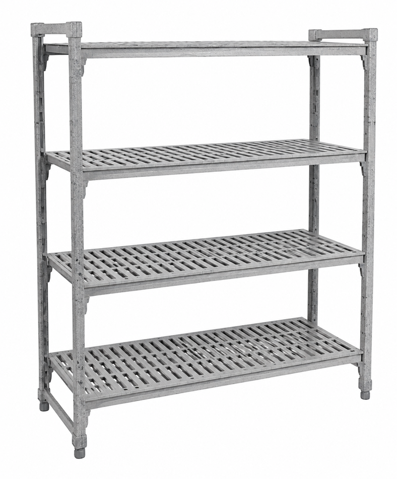 Cambro Camshelving® 24" x 48" x 78" Elements XTRA Stationary Shelving Unit with Premium Drying Shelves