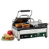 Waring WFG300T Tostato Ottimo Smooth Top & Bottom Dual Panini Sandwich Grill with Timer