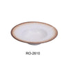 Yanco RO-2610 Rockeye-2″ DESSERT / SOUP PLATE 10 OZ, Porcelain, Two-Tone, (1Dz)