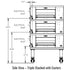 Middleby Marshall DZ55T CTX Electric Infrared Conveyor Oven - Single/Double/Triple/Quad Stack options Available