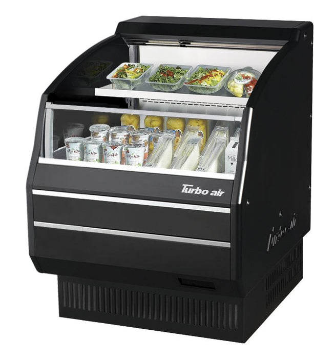 Turbo Air TOM-30LB-SP(-A)-N Horizontal Open Display Merchandiser, 5.1 cu. ft.