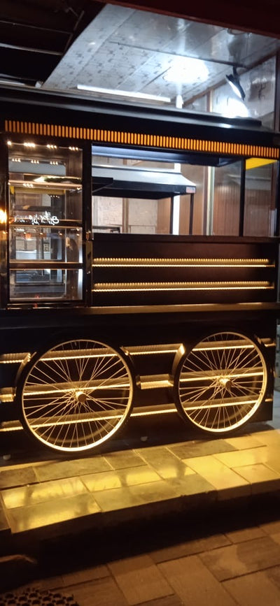 Elegant looking Multi use Cart - Perfect for Live Cooking and Catering