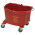 Winco MPB-36BR 36-quart red replacement mop bucket
