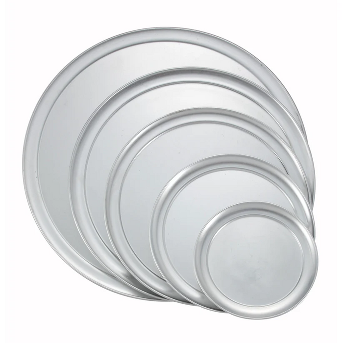 Durable heavy-duty aluminum pizza pan