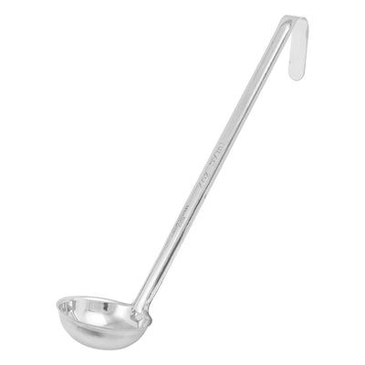 Winco LDIN Series Prime One-Piece Stainless Steel Ladles